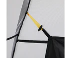 2m Golf Practice Net Hitting Nets Driving Netting Chipping Cage Training Aid Black