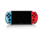 X7 Plus Retro Classic Games Handheld Game Console with 5.1 inch HD Screen & 8G Memory (Blue + Red)