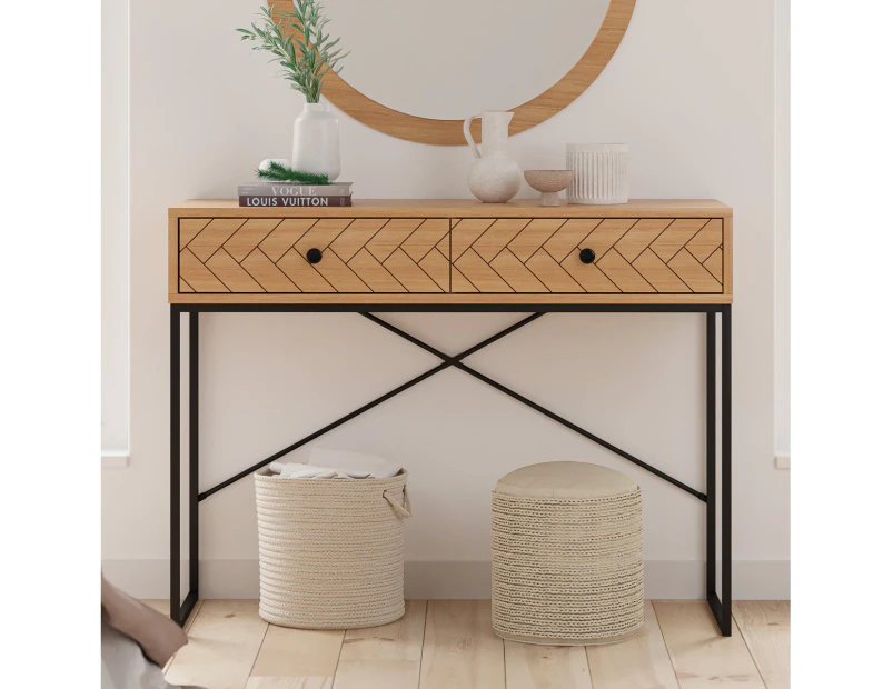 Wooden Hallway Console Table / Study Desk