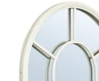Cooper & Co. 76.5cm Vault Arched Iron Mirror - White