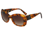 Versace Unisex Cat Eye Sunglasses - Brown
