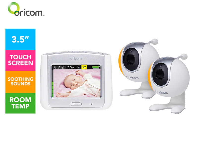 Oricom SC860SV Secure860 Touchscreen Video Monitor + Additional Camera Unit