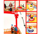 Christmas Village Winter Carnival Spinning Teacups Animated Musical Light-up Theme Park