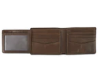 Fossil Allen RFID Leather Traveller Wallet - Dark Brown