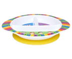 The Wiggles We're All Fruit Salad Section Plate w/ Suction Base