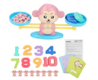 Monkey Digital Balance Scale Toy Early Learning Balance Children Math Scales Toys Christmas Gift