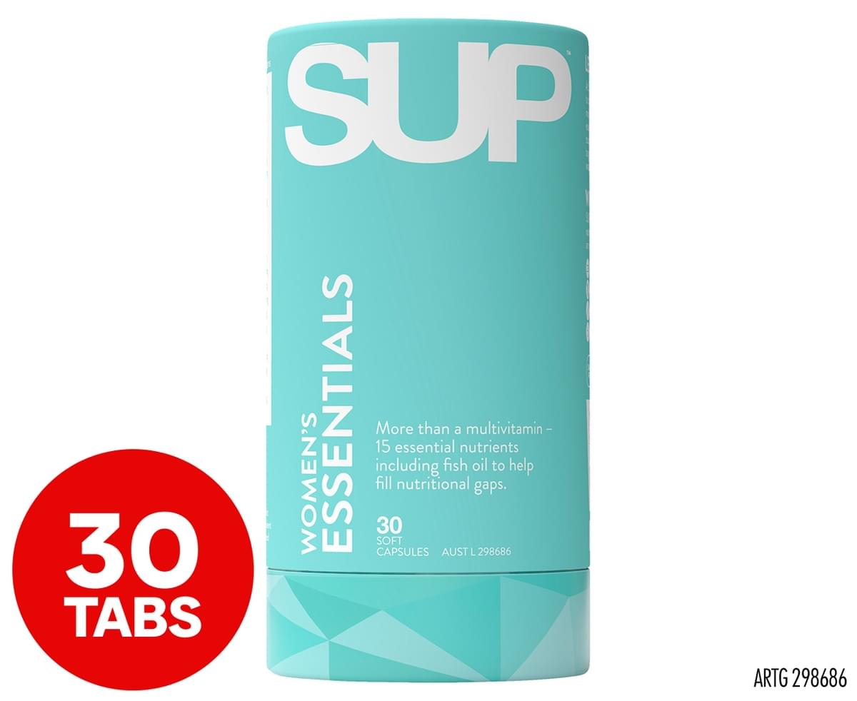 SUP Women's Essentials Multivitamin Supplement 30 Caps
