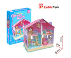 Cubic Fun Carrie's Home Dollhouse 3D Puzzle Model Building Kit