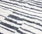 OliandOla 160x230cm Modern Abstract Rug Carpet - Beige/Black