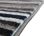 OliandOla 200x300cm Modern Abstract Rug Carpet - Brown/Cream