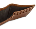 Fossil Lufkin Trifold Leather Wallet - Brown