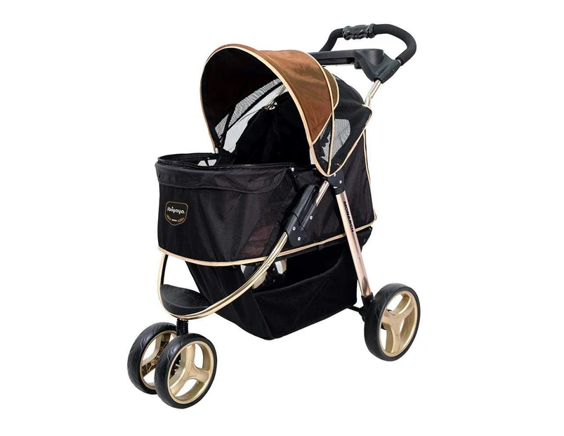 Ibiyaya Monarch Premium Pet Jogger Stroller, Luxury Gold