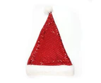 Christmas Hat With Shiny Red Sequins