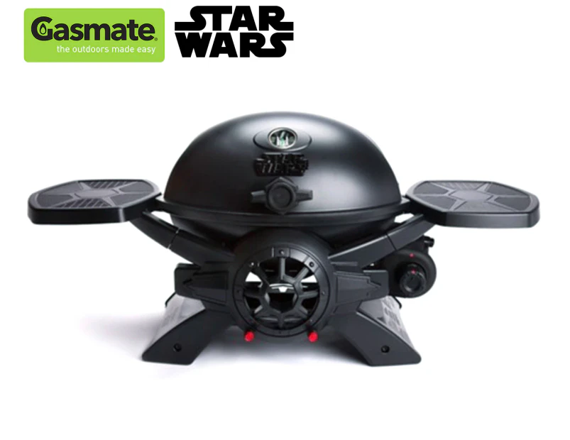 Gasmate Star Wars Tie-Fighter Portable 1 Burner BBQ Grill - Darth Vader Black