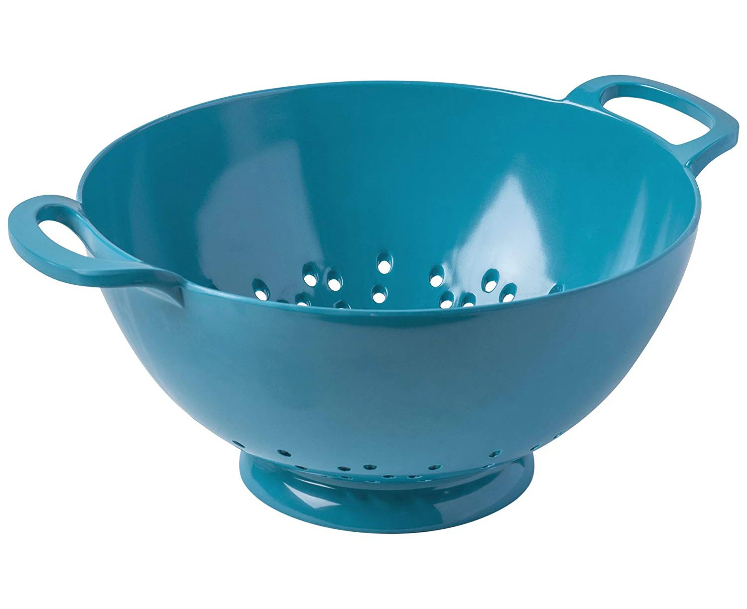 (Aqua) - Zeal Melamine Colander Medium Aqua Blue (8”/20cm), 26 x 20 x 11 cm