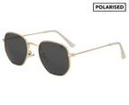 Winstonne Men's Theodore Polarised Sunglasses - Gold/Grey