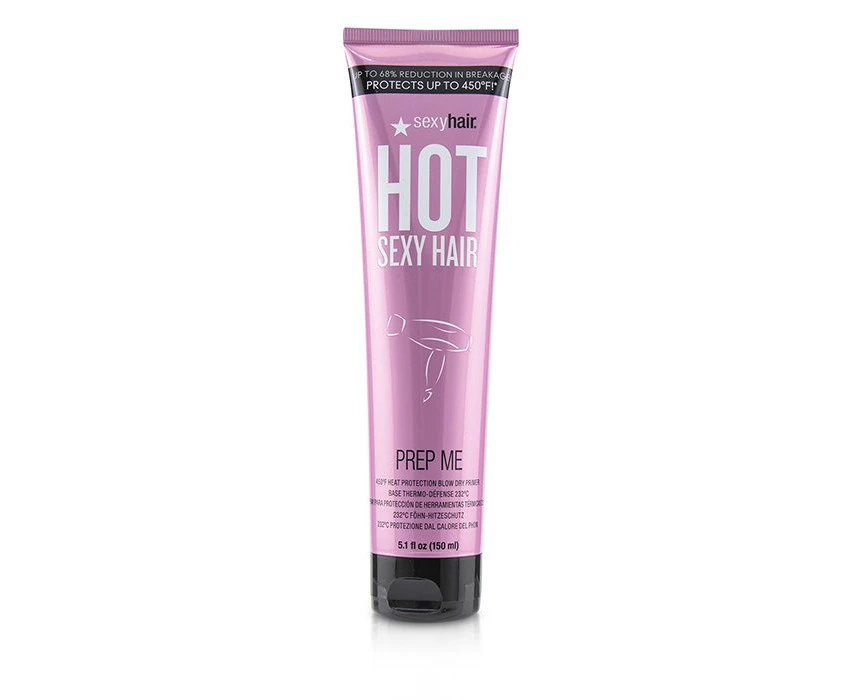 Sexy Hair Hot Prep Me Heat Protection Blow Dry Primer by Sexy Hair for Women - 5.1 oz Primer