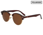 Winstonne Men's Charles Polarised Sunglasses - Brown/Gold