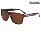 Winstonne Men's Owen Polarised Sunglasses - Shiny Brown/Brown