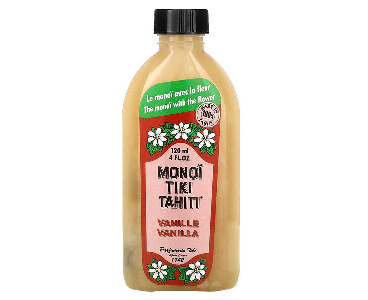 Monoi Tiare Tahiti, Coconut Oil, Vanilla, 4 fl oz (120 ml)