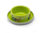 Moderna Friends Forever Ant Proof Cat Bowl - Fun Green