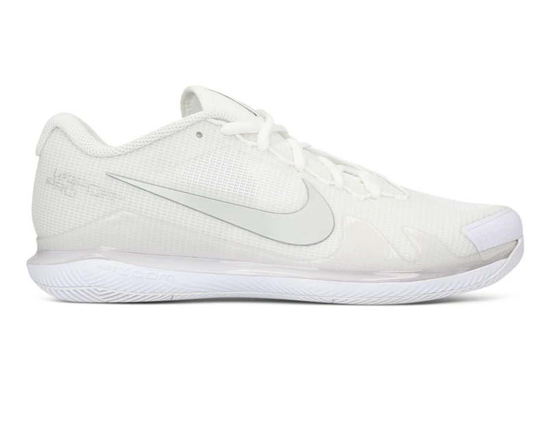 Nike Women's Air Zoom Vapor Pro Hard Court Tennis Shoes - White/Metallic Silver