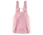 OMG Accessories Miss Gwen Fur Mini Backpack - Pink