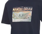 Licensing Essentials Men's Mandalorian The Child Tee / T-Shirt / Tshirt - Black
