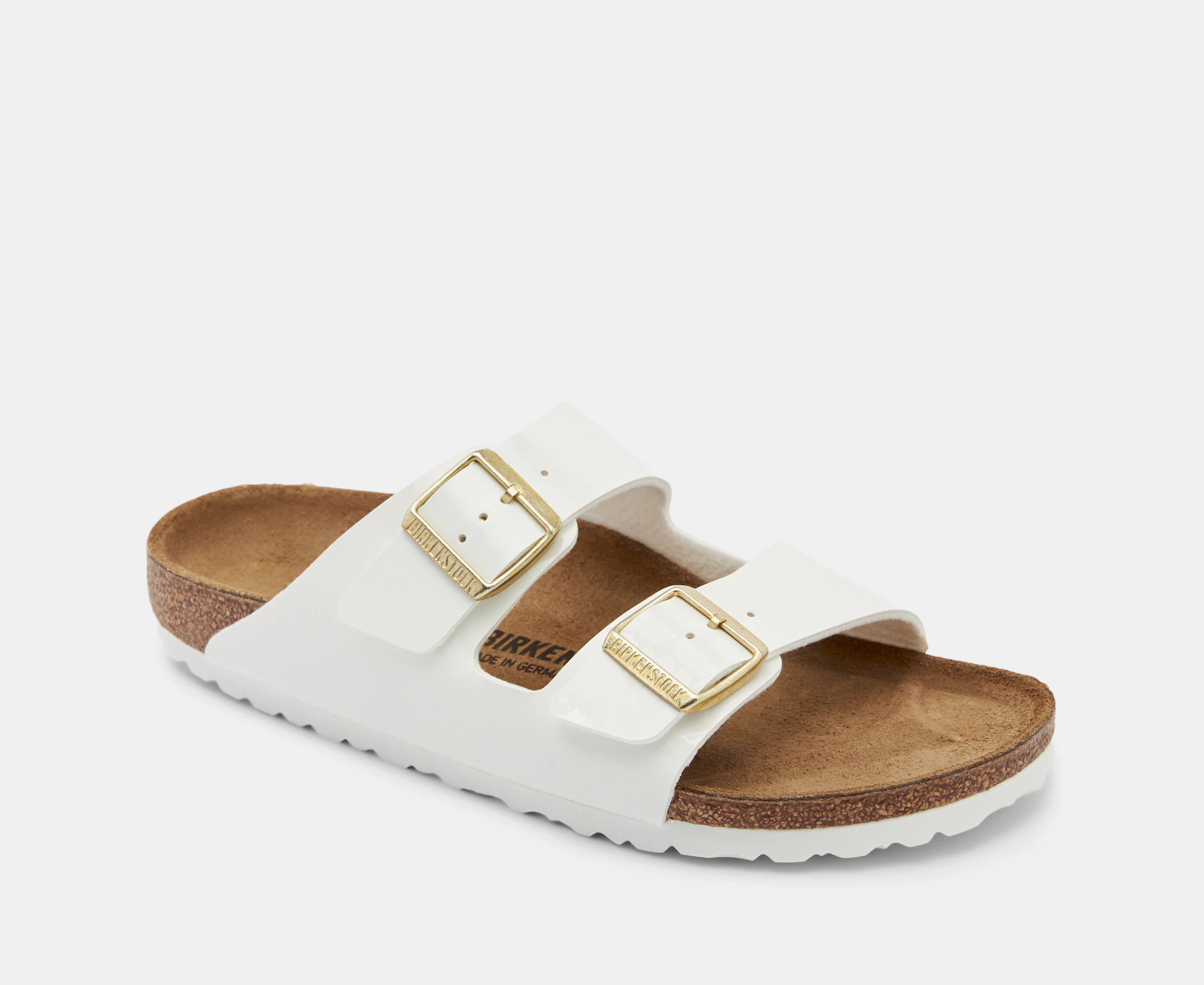 Birkenstock Women's Arizona Narrow Fit Sandals - Patent White