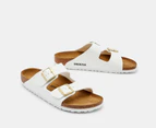 Birkenstock Women's Arizona Narrow Fit Sandals - Patent White