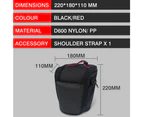 Waterproof DSLR SLR Camera Bag Shoulder Case For Canon EOS Nikon Sony Panasonic