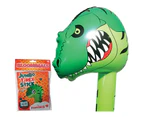 2PK Fumfings Novelty 23cm Bloonimals Inflatable T-Rex Balloon Birthday Party