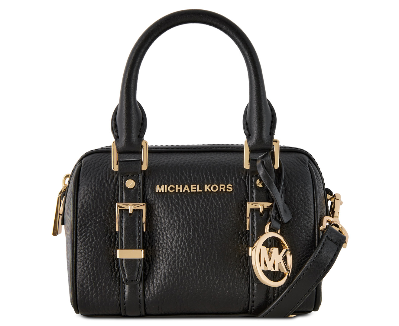 Michael Kors Bedford Legacy Extra Small Duffle Leather Crossbody Bag ...