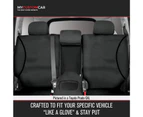 For Toyota HiLux Dual Cab 2015-On TRADIES Grey Canvas Seat Covers