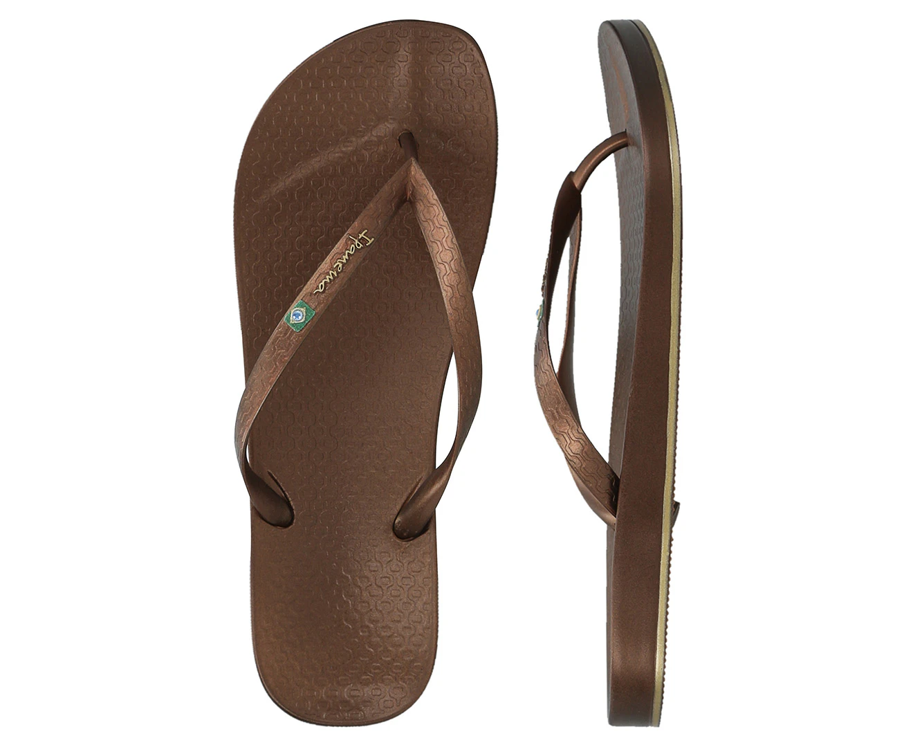 Ipanema Women's Brilliant III Thongs - Bronze