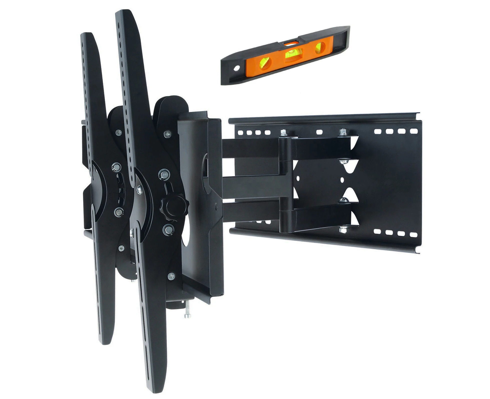 60-100" Inch 100kg TV Bracket Tilt Swivel Pivot Wall Mount Black Selby