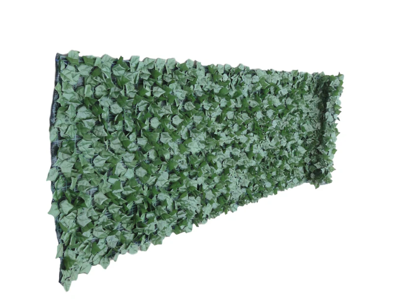 Artificial Ivy Leaf Hedging & Privacy Screen (shade cloth backing) 3m x 1m Roll