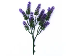 Artificial Small Lavender Wall Plant UV Resistant 26cm