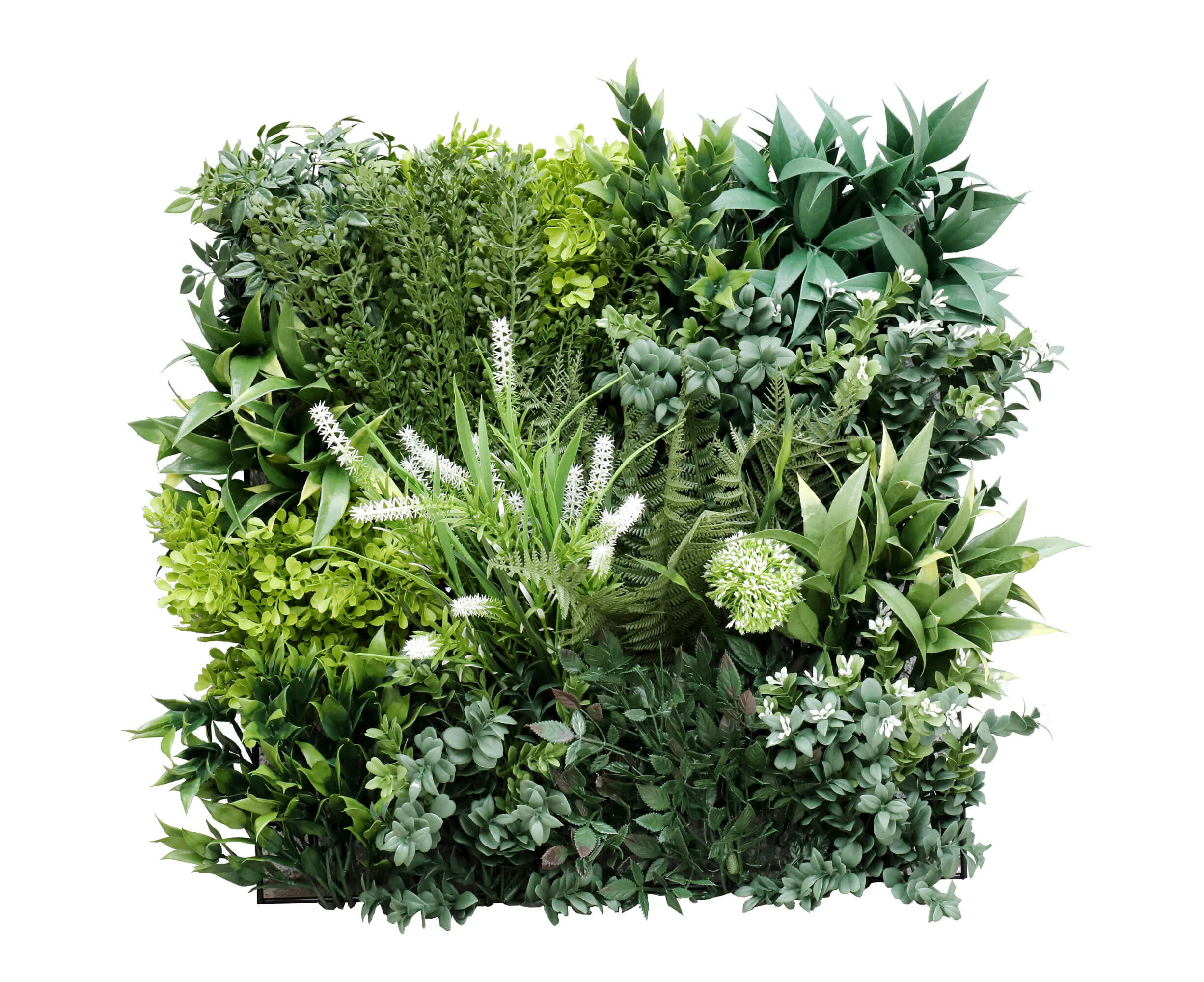 Flowering Bespoke Vertical Garden / Green Wall UV Resistant SAMPLE 45cm x 45cm