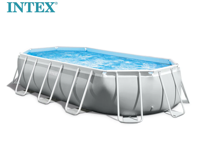 Intex 503x274cm Prism Frame Oval Swimming Pool Set - 122cm