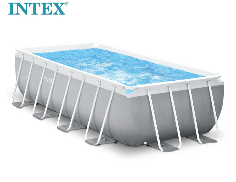 Intex 488x244cm Prism Frame Rectangular Swimming Pool Set - 107cm