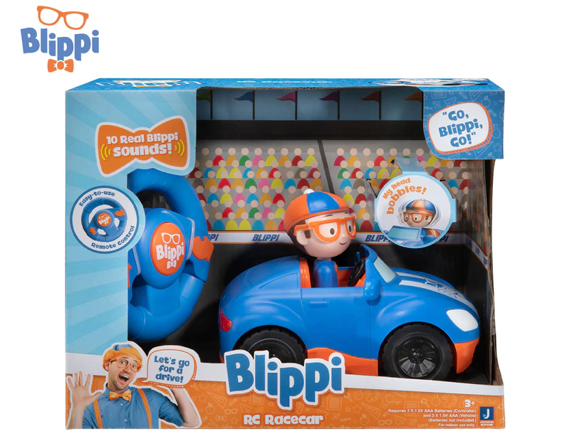 Blippi Remote Control Racecar Toy
