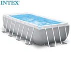 Intex 400x200cm Prism Frame Rectangular Swimming Pool Set - 100cm