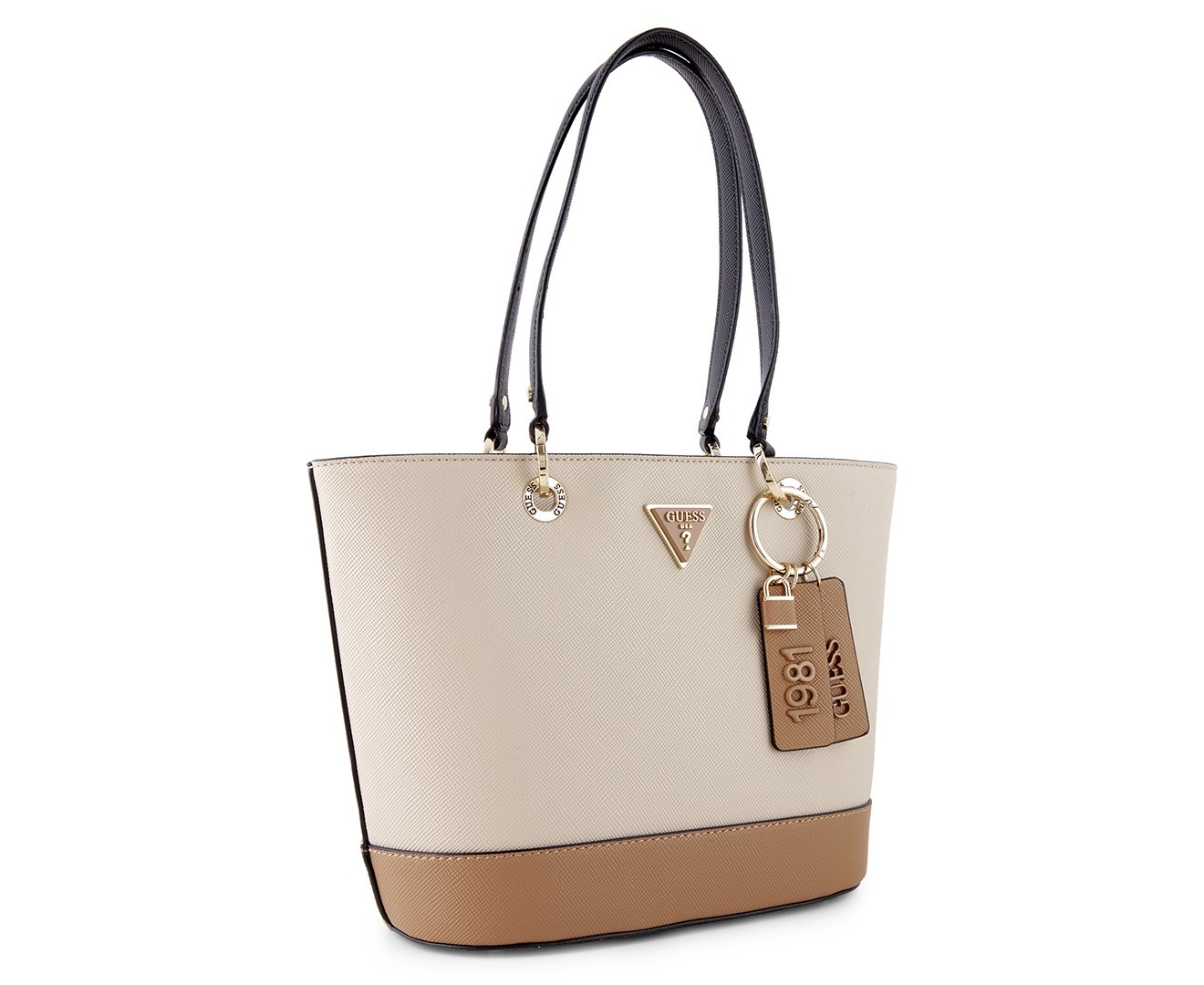 GUESS Noelle Tote - Natural Multi | Catch.co.nz