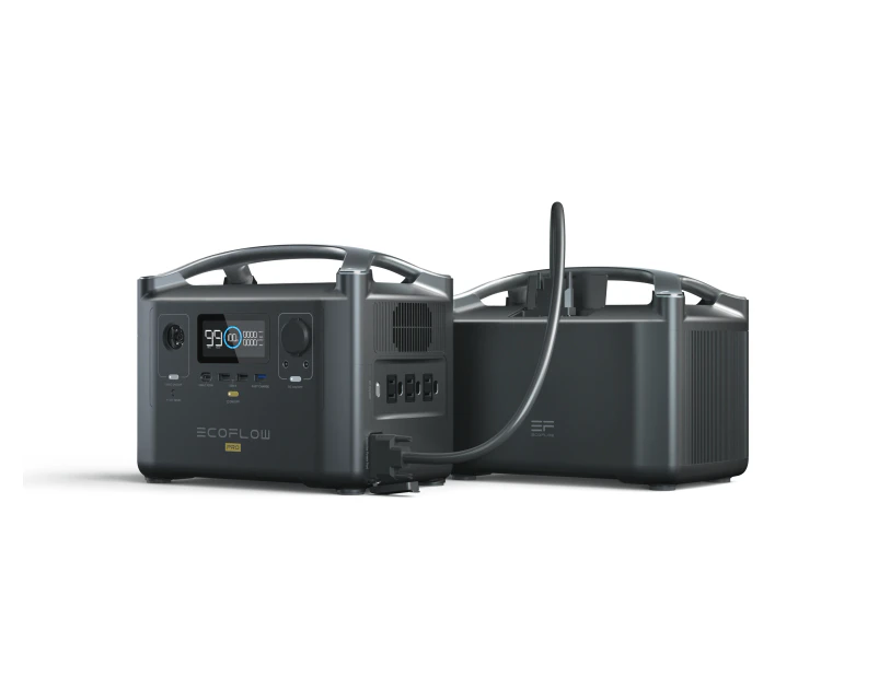 EcoFlow River600 PRO Portable Power Station With Spare Battery, Full Charge in 1.6 Hours, 1440Wh, Generator for Home Outdoors Camping Travel Blackout