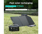 EcoFlow River 600 Portable Power Station， Full Charged in 1.6 Hours, 288Wh Battery, Power up to 1800W Equipment