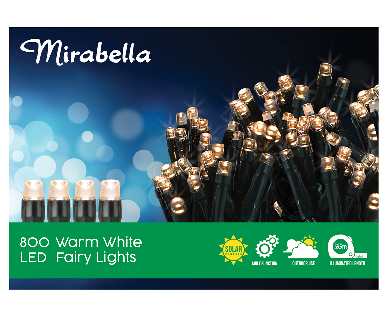 Mirabella solar shop fairy lights