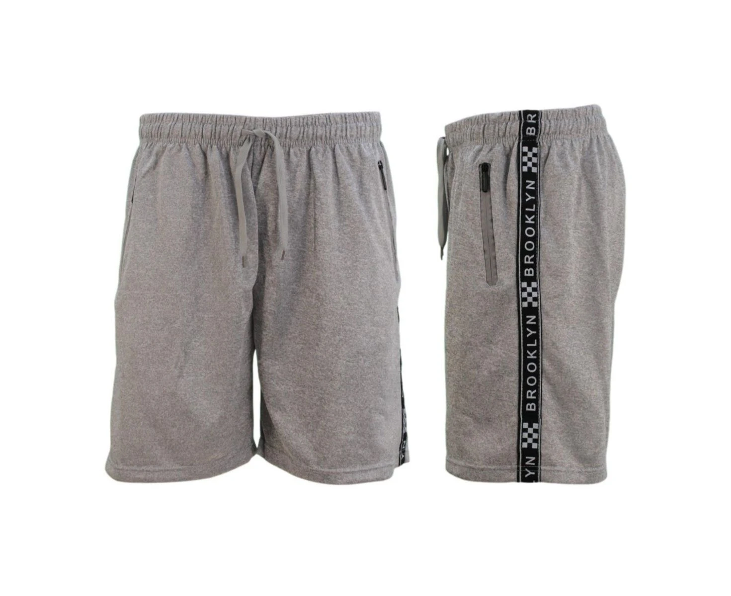 FIL Men's Shorts w Zip Pockets - BROOKLYN/Light Grey