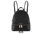 Michael Kors Rhea Medium Leather Backpack - Black