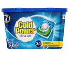 4 x 18pk Cold Power Triple Front & Top Loader Laundry Detergent Capsules